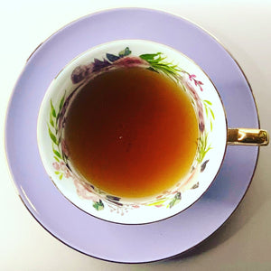 Violet Tea Cup & Saucer