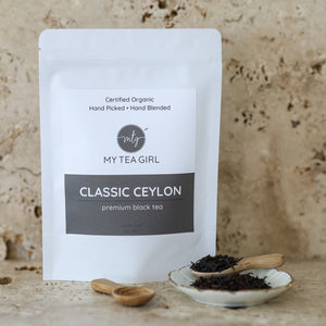 Classic Ceylon is a 100% Certified Organic Ceylon black tea, full of anti-oxidants and a subtle flavour.
