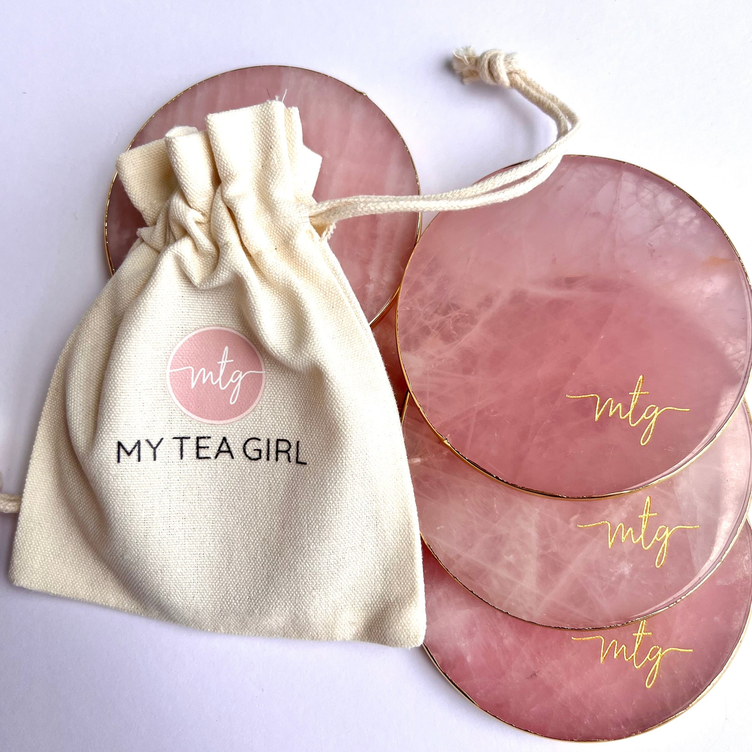 Rose Quartz Coaster