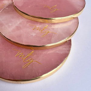 Rose Quartz Coaster